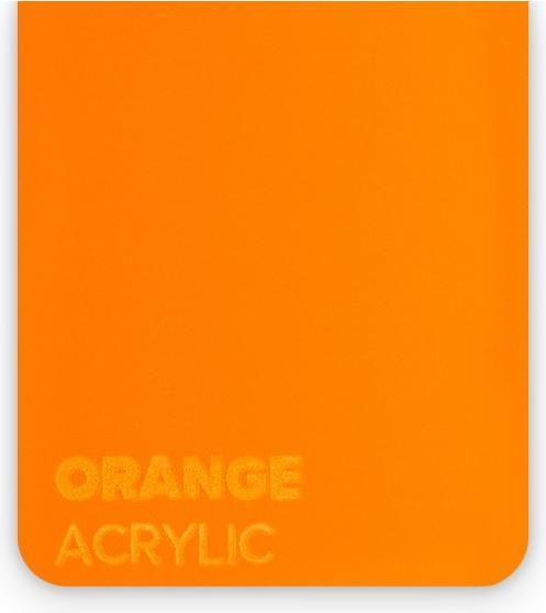 flux Acrylic glass plate - Beambox Pro - Orange (37.50 cm, 60 cm)