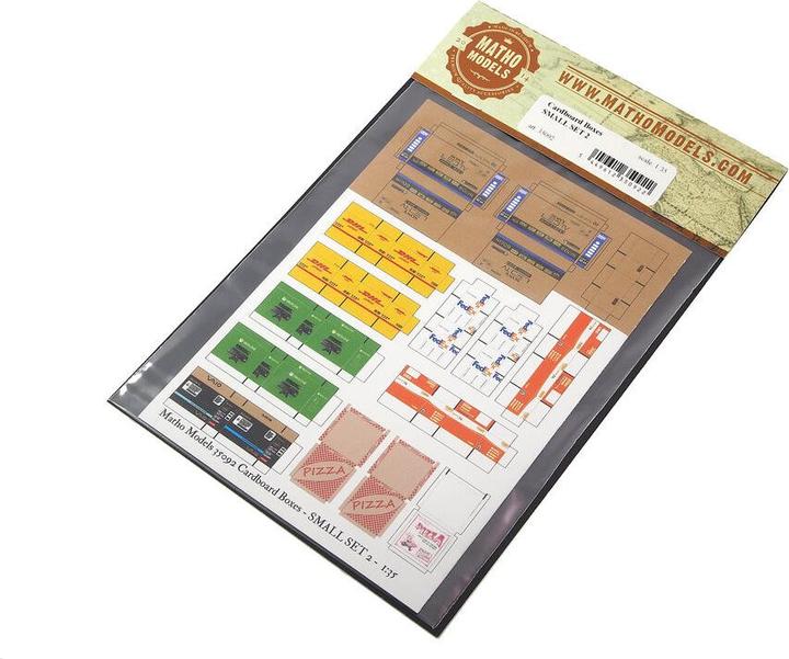 Produktbild Matho Models Cardboard Boxes - SMALL SET 2