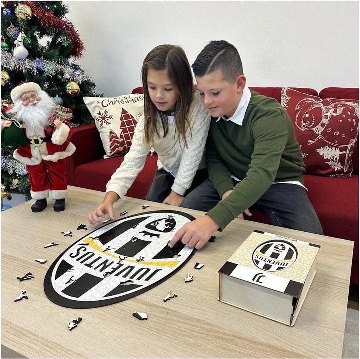 Image du produit Iconic Juventus FC - Logo Rétro - Puzzle en Bois Taille M (270 Pièces) (270 pièces)
