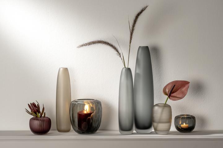 Actual product image Leonardo Bellagio Vase 35 cm, Beige (1 x, 35 x 8 cm, 1 l)