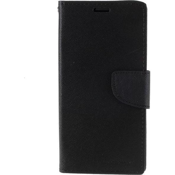 Goospery Fancy Diary Series (Samsung Galaxy Note 10), Smartphone Hülle, Schwarz