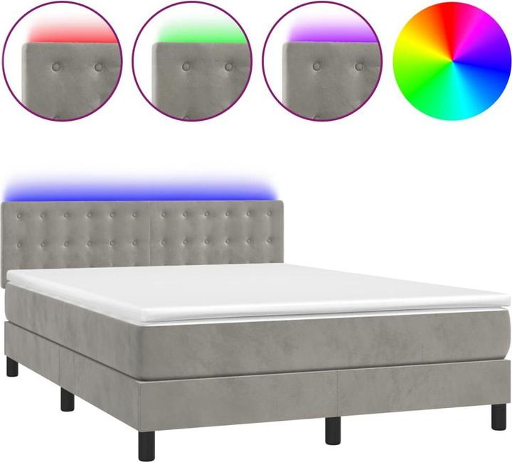 Produktbild vidaXL Boxspringbett (140 x 190 cm)