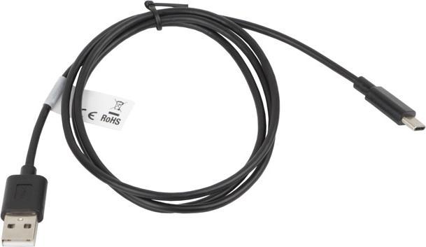 Actual product image Lanberg Cable CA-USBO-10CC-0010-BK (USB 2.0 Meski (1 m, USB 2.0)