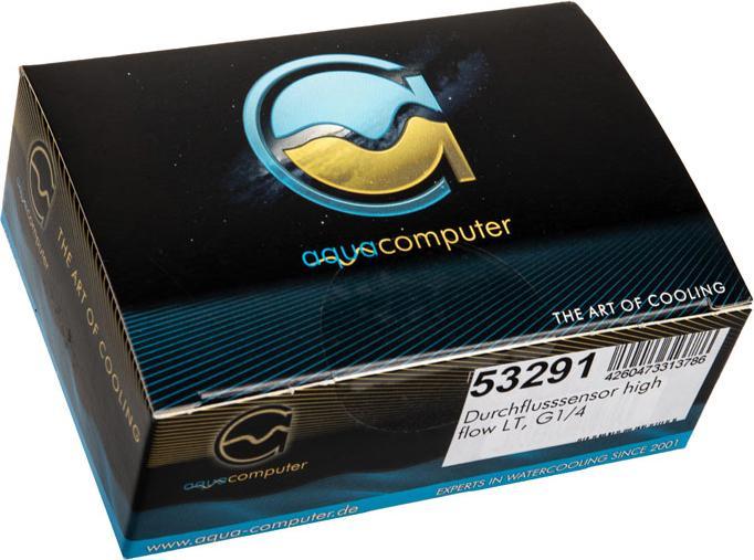 Produktbild Aqua Computer Durchflusssensor high flow LT, 2x G1/4