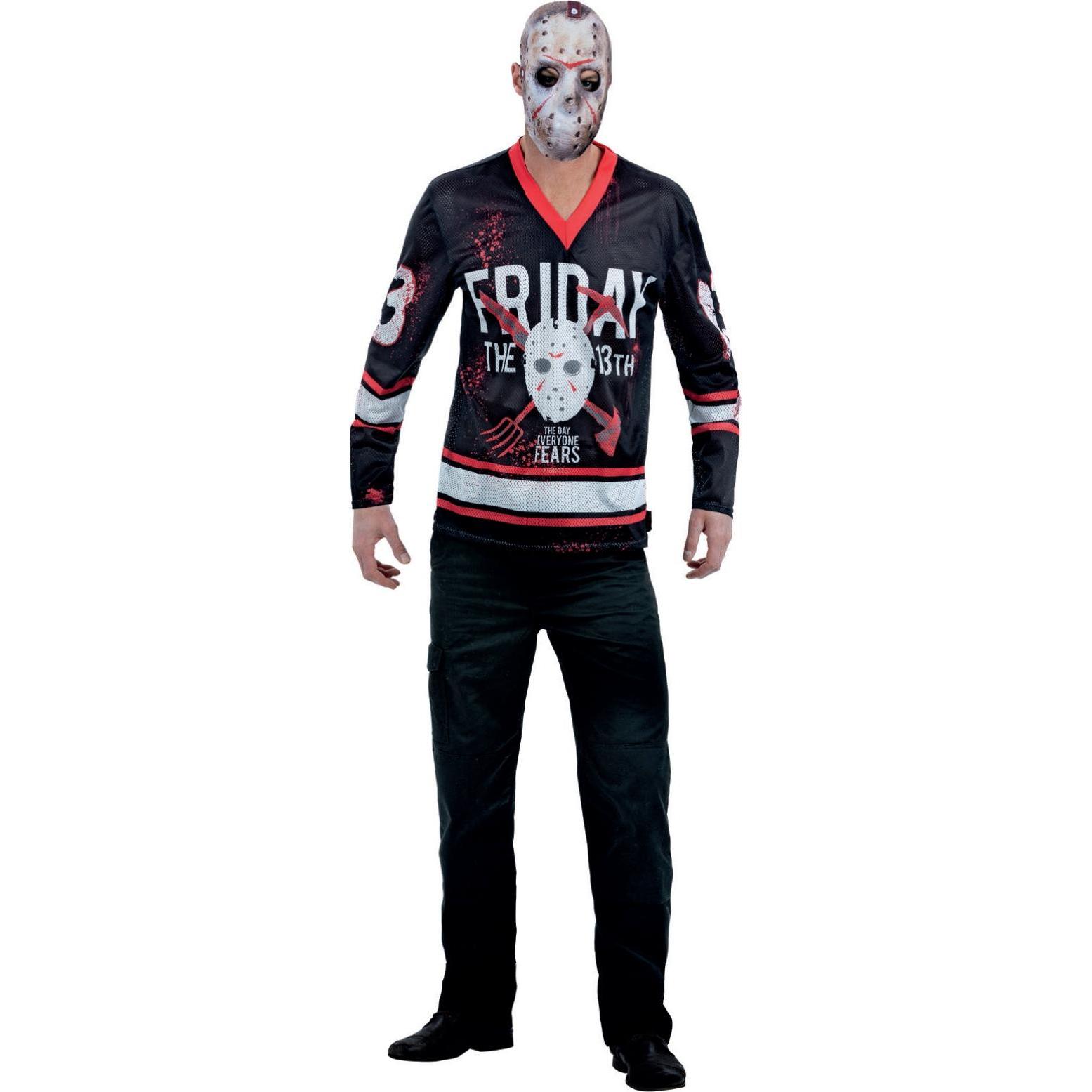 Smiffys Freitag der 13. Jason Hockey Shirt (L)
