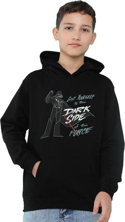 Produktbild Star Wars Give Yourself To The Dark Side Kapuzenpullover meliert (116)
