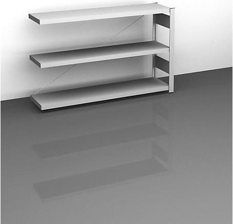 Actual product image Hofe Sideboard plug-in shelf, light gray