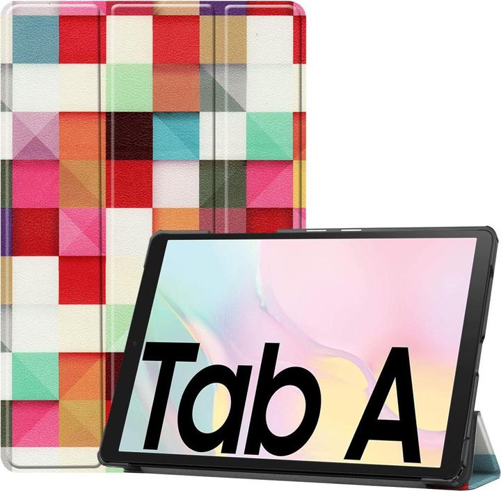Produktbild Cover-Discount Galaxy Tab A7 (2020) - Tri-fold Smart Case Karo (Samsung Galaxy Tab A7)