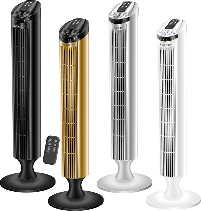 Kesser Turmventilator FERNBEDIENUNG Ventilator LED Display (51.50 dB)