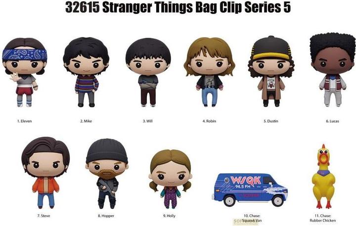 Image du produit Monogram Int. Stranger Things 3D PVC-Taschenanhänger Serie 5 Display (24)
