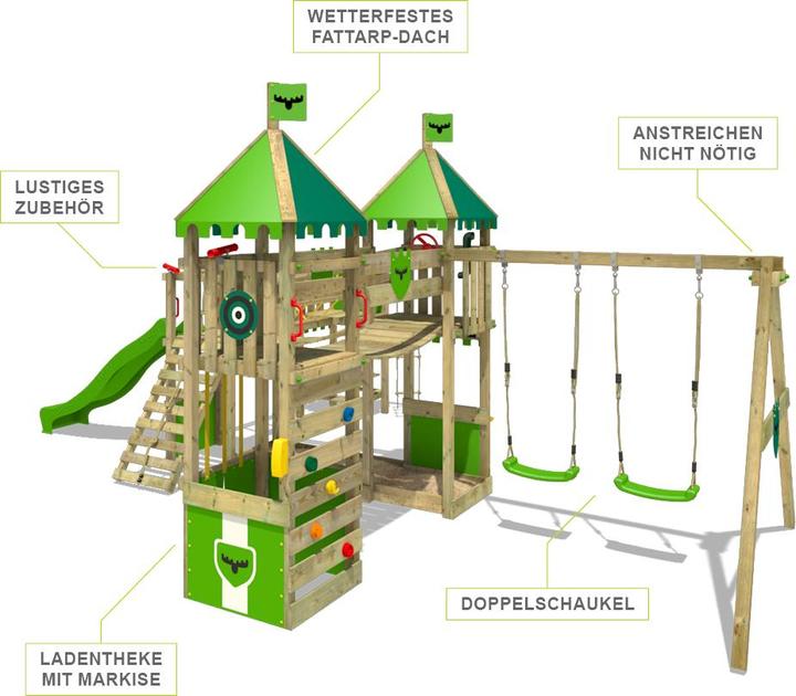 Produktbild Fatmoose Spielturm FunnyFortress