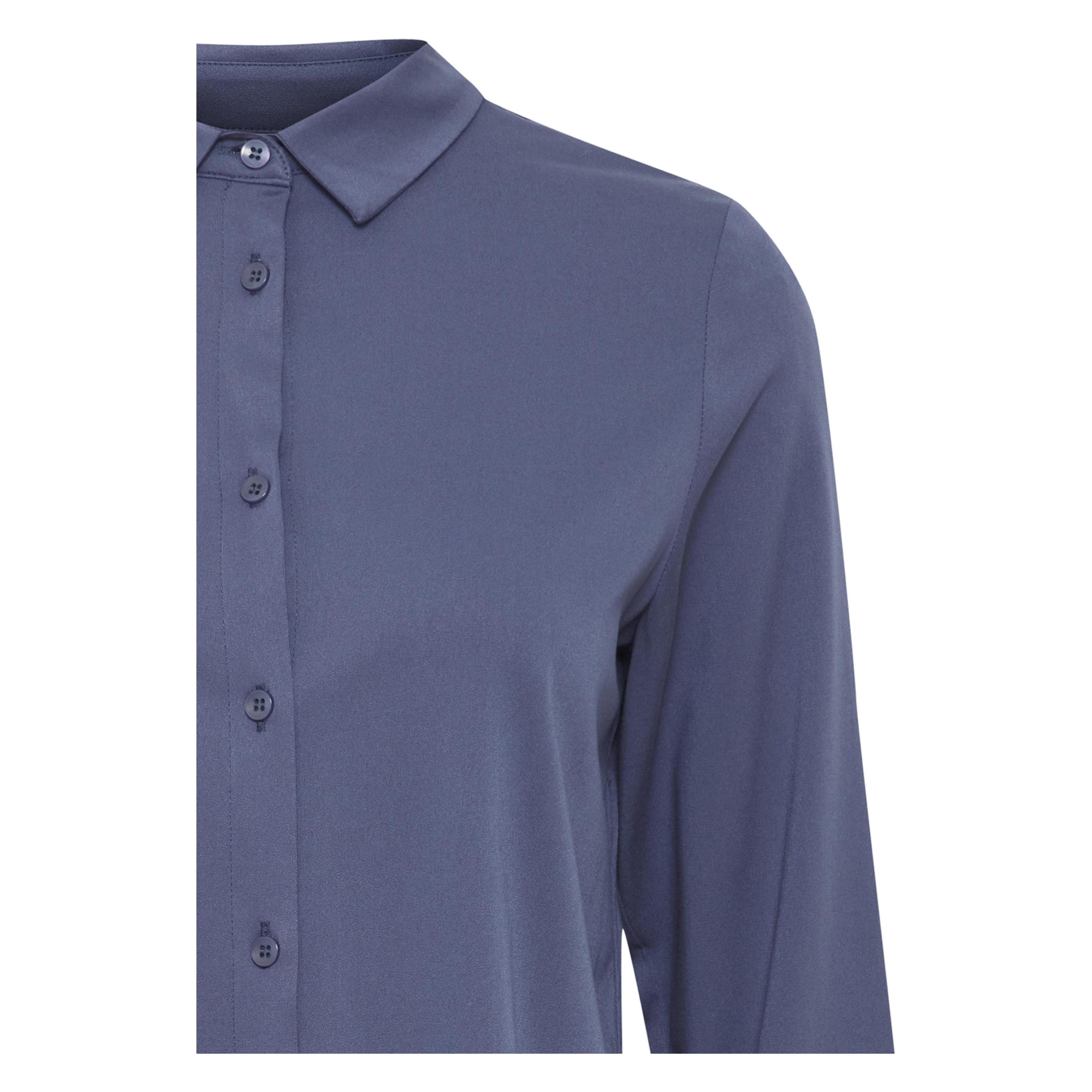 Fransa, Damen, Blusen, Justina Sh 1, Blau, (M)