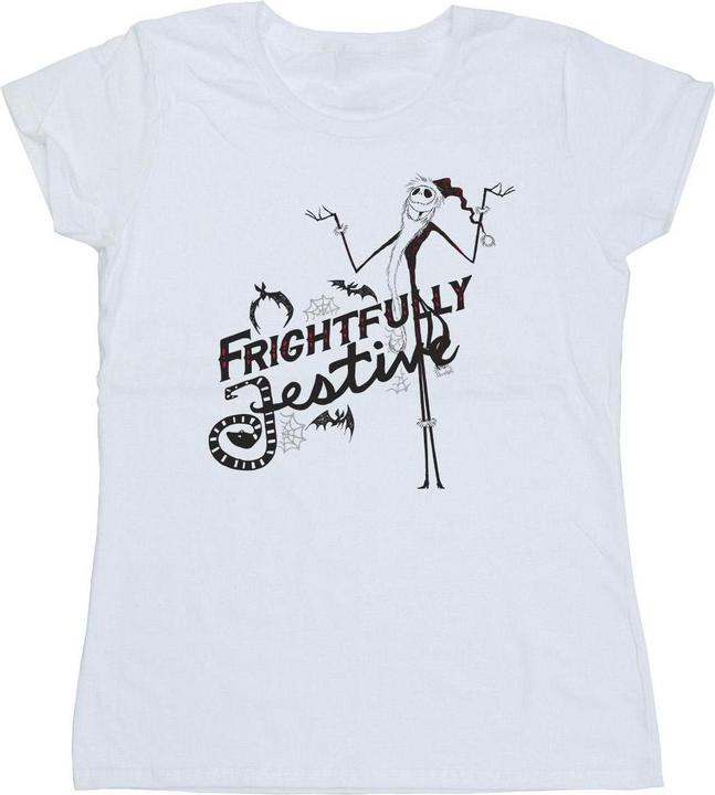 Image du produit Disney - T-shirt THE NIGHTMARE BEFORE CHRISTMAS FRIGHTFULLY FESTIVE - Femme (XL)