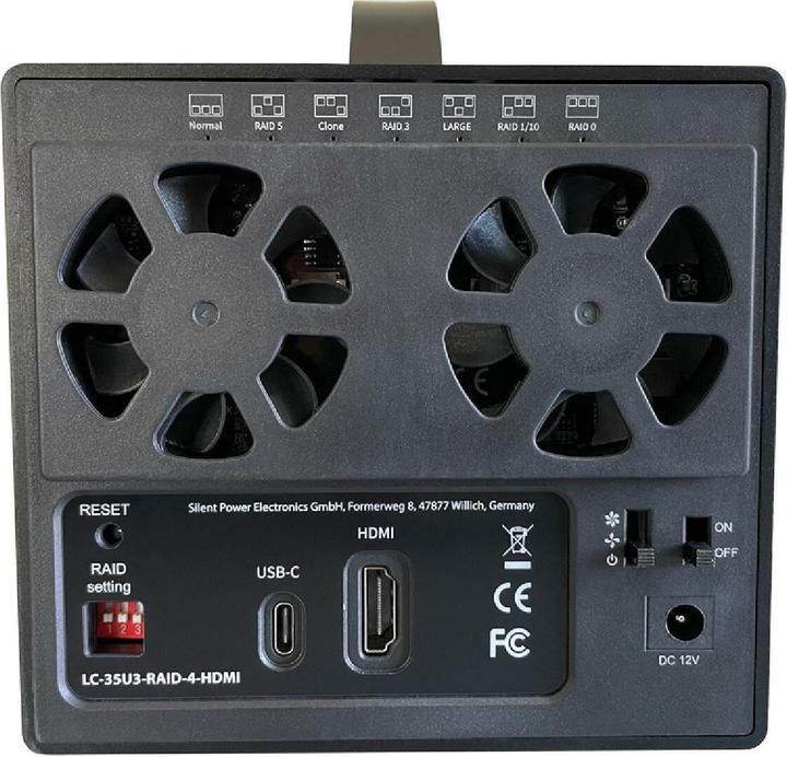 Immagine prodotto LC-Power Geh 8.9cm (2x3,5") LC-35U3-RAID-4-HDMI (3.5")