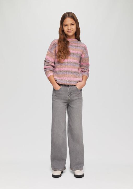 Produktbild S.Oliver Strickpullover Gestreifter Strickpullover im Loose Fit (158, 164)