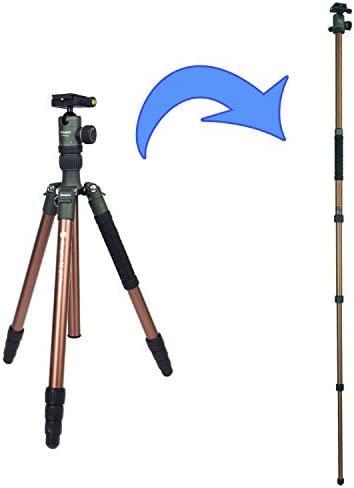 Produktbild Fotopro Tripod Tripod X-go Chameleon with ball head FPH-52Q - green brown (Metall)