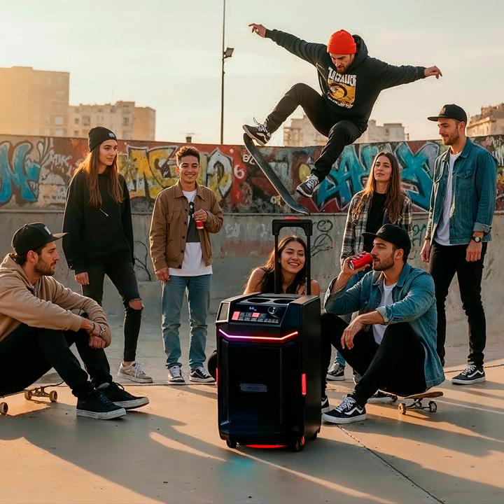 Actual product image NGS Tragbare Bluetooth-Lautsprecher WILDBASH (4 h)