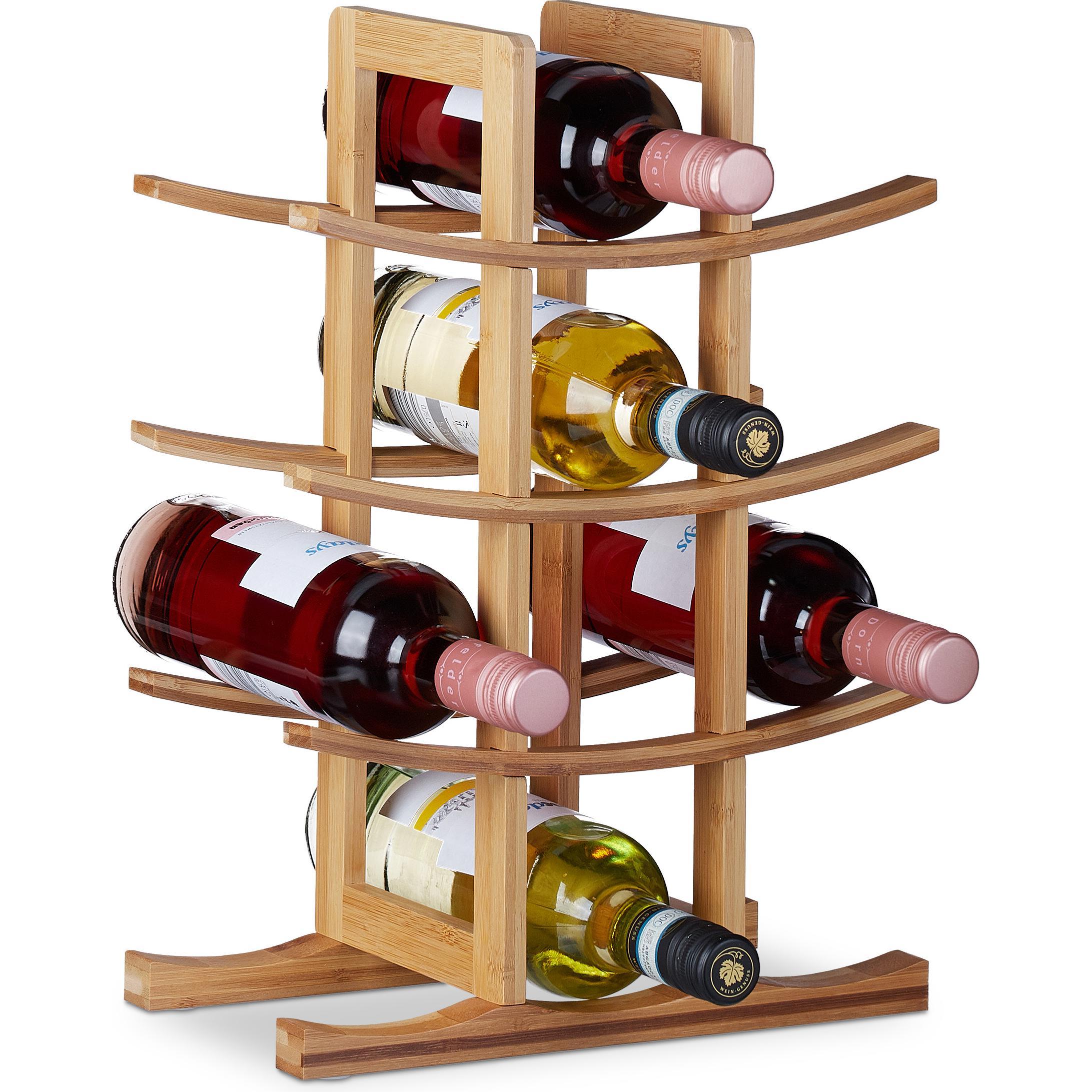 Relaxdays, Weinregal, Weinregal (30 x 16 x 42.5 cm)