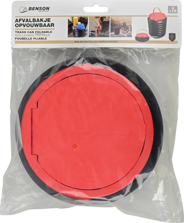 Actual product image Benson Trash can foldable