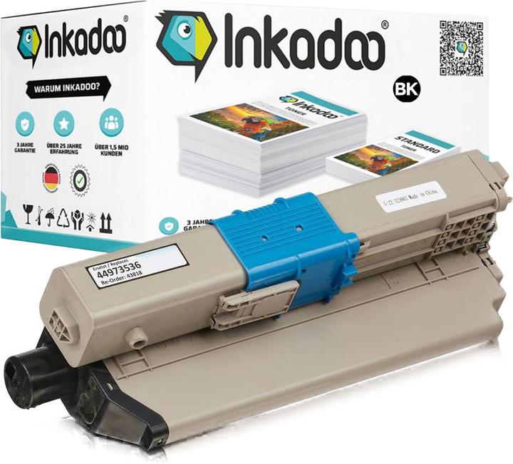 Immagine prodotto Inkadoo Toner compatibile con il toner OKI 44973536 / C301, nero nero (FC)