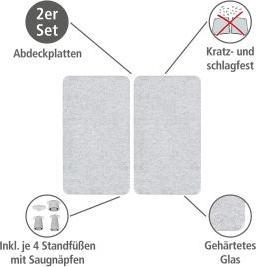 Image du produit Wenko Plaque de recouvrement en verre pour cuisinières