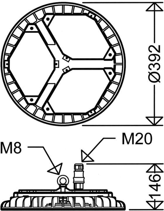 Produktbild Schuch LED-Hallenleuchte