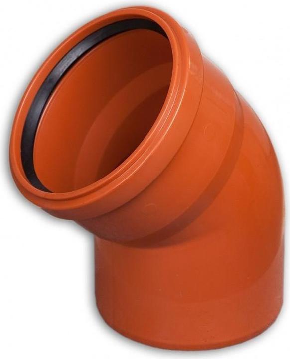 Actual product image Wavin Outdoor sewer elbow, d, 160, 15 *