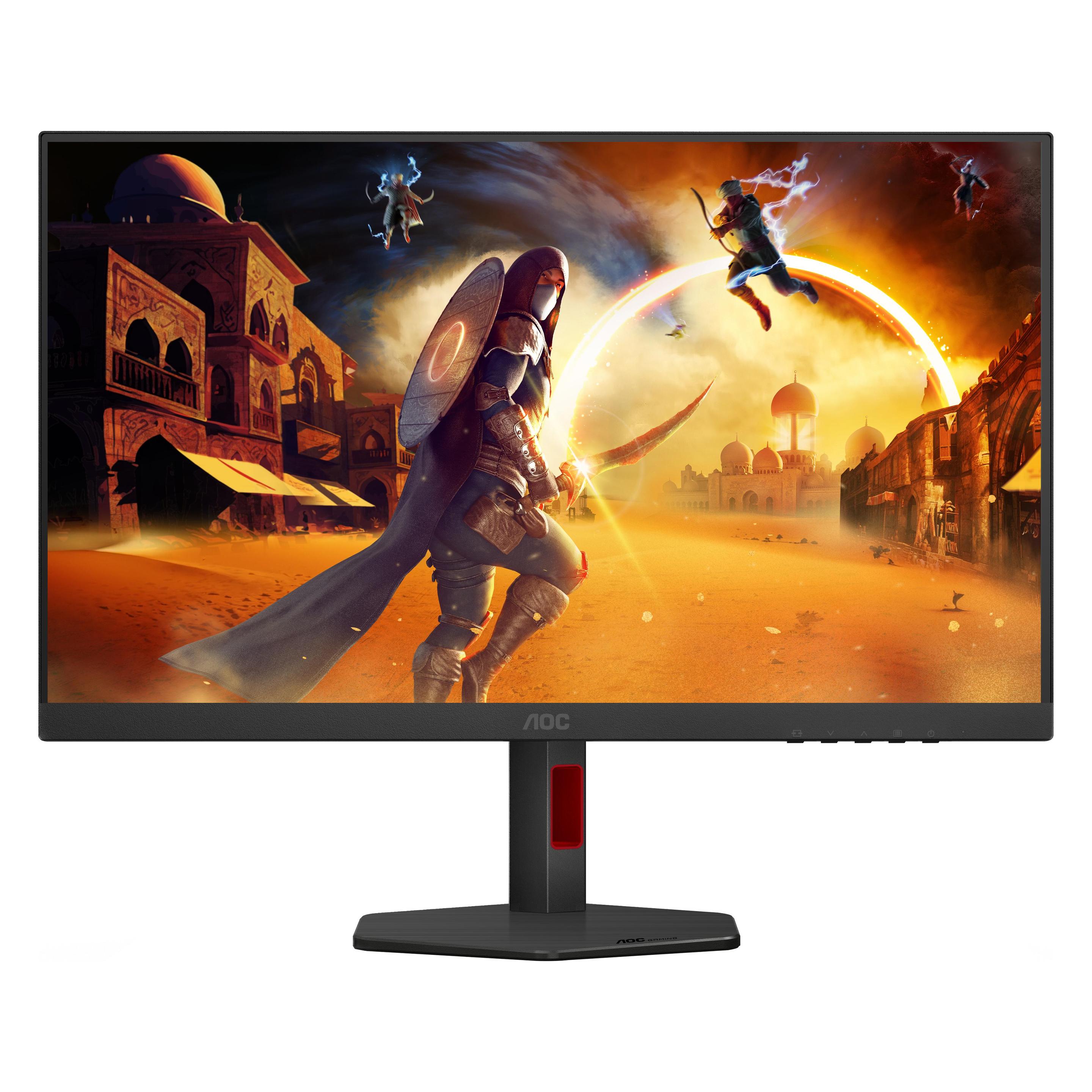 AOC Q27G4SRU (2560 x 1440 Pixel, 27"), Monitor, Rot, Schwarz