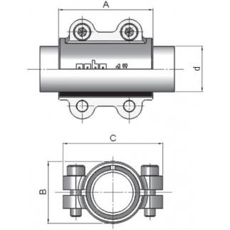Thumbnail - Gebo, Zubehör Sanitärinstallation, Repair coupling DSK, 3/4 "