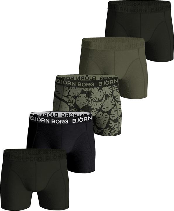 Image du produit Björn Borg Cotton Stretch Boxer Pack de 5 - 62095 (XXL, Pack de 5)