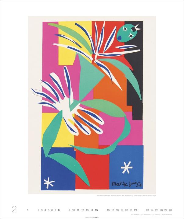 Actual product image Henri Matisse Edition Kalender 2026 (46 x 55 cm)
