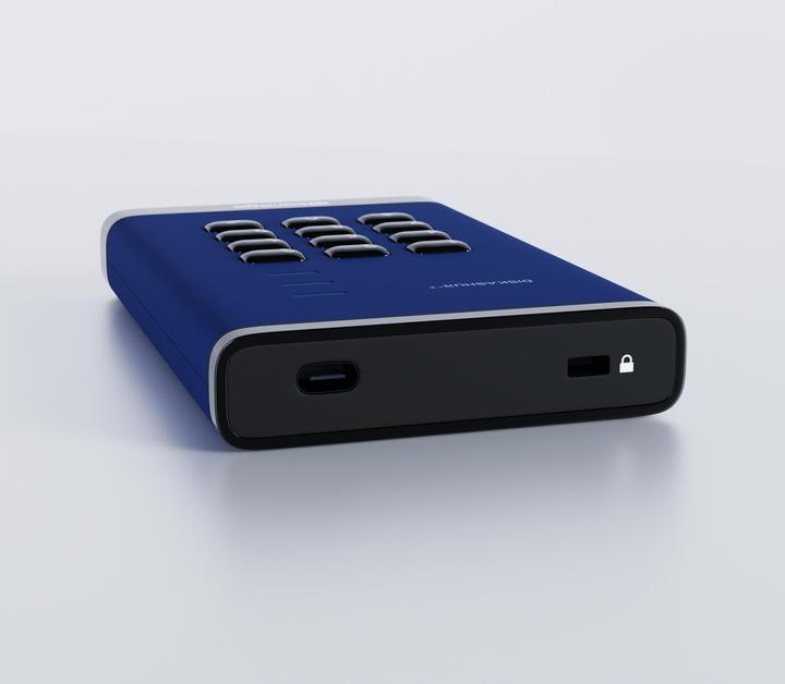 Productafbeelding iStorage diskAshur3 HDD 1TB - Blauw (1 TB)