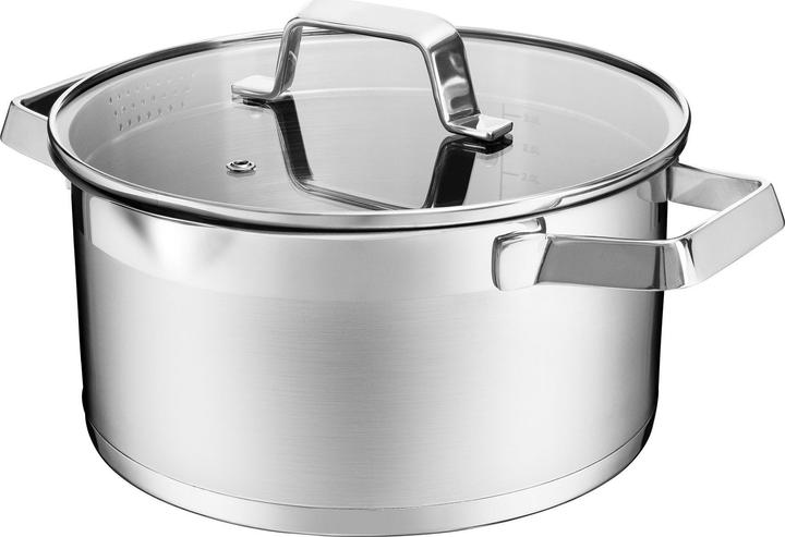 POT 94515 KITCHEN PRO 22 CM 4L (22 cm, Casserole, Acier inoxydable)