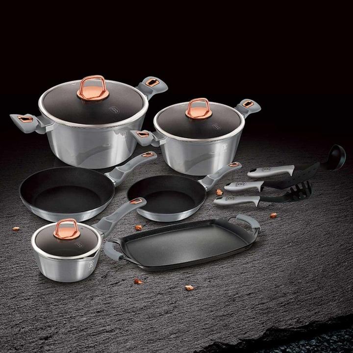 Actual product image BerlingerHaus Granite Pot Set Berlinger House (Frying pan, Aluminium, 20 x 10 cm)