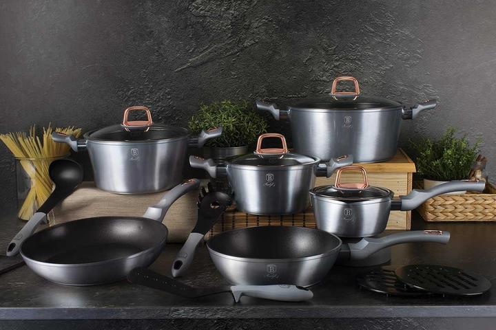 Actual product image BerlingerHaus Granite Pot Set Berlinger House (Frying pan, Aluminium, 20 x 10 cm)