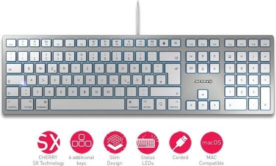 Actual product image CHERRY KC6000 Slim for Mac (DE, Cable)