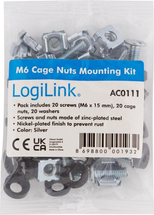 Immagine prodotto LogiLink Set di fissaggio