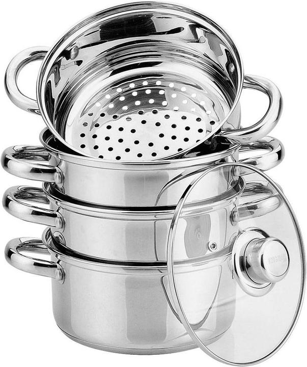 Produktbild Kinghoff STEAM POT 5 ELEM. 18cm KH-3317 (Kochtopf, Edelstahl)