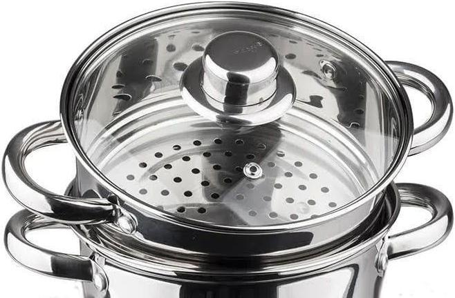 Produktbild Kinghoff STEAM POT 24cm KH-3319 (Dampfkochtopf, Edelstahl, 24 x 11.50 cm)