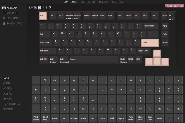 Produktbild Keychron Q1 Barebone (Schweiz, Kabelgebunden)