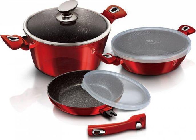 Productafbeelding BerlingerHaus POTTEN- EN BAKSET BH-7050 (Kookpotten en pannenset, Aluminium, 24 x 11.80 cm)