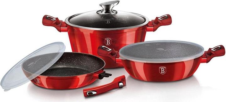 Productafbeelding BerlingerHaus POTTEN- EN BAKSET BH-7050 (Kookpotten en pannenset, Aluminium, 24 x 11.80 cm)