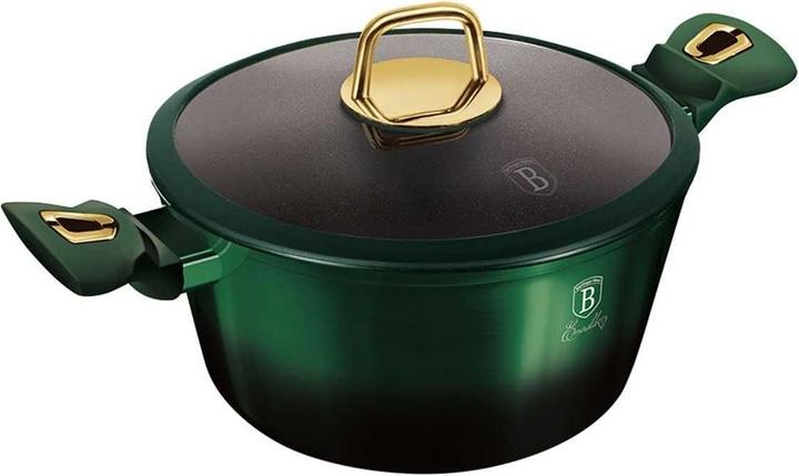 Actual product image BerlingerHaus TITANIUM POT SET 10 PCS. BERLINGER HOUSE BH-6065 EMERALD (Pan set + pot set, Aluminium)