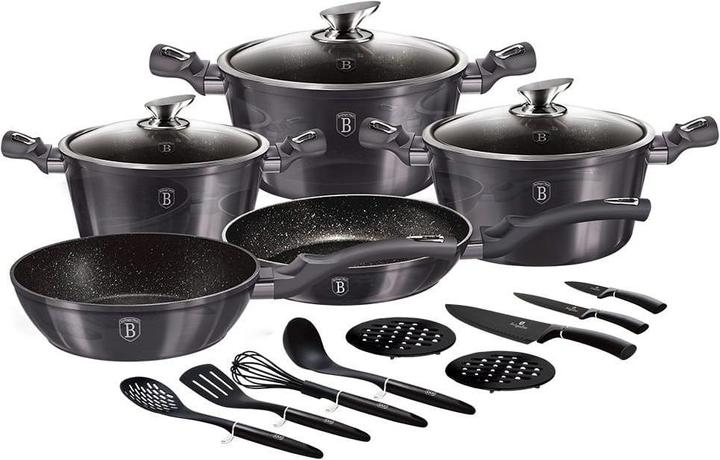 Productafbeelding BerlingerHaus Pannenset (Kookpotten en pannenset, Gegoten aluminium)