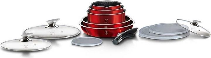 Produktbild BerlingerHaus GRANITE POT SET Click & Cook BH-1674 (Pfannenset + Topfset)