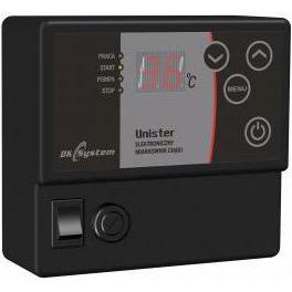 Dk System, Ventil, electronic UNISTER solid fuel boiler draft regulator that controls the air intake valve an
