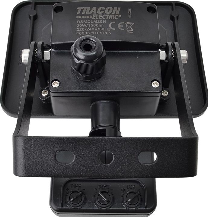 Actual product image Tracon SMD LED floodlight with motion detector (1200 lm, IP65)