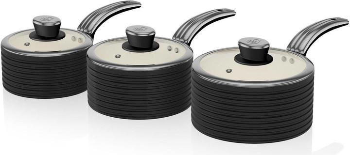 Productafbeelding Swan Pannenset retro RETRO SWPS3020BN (Kookpotten en pannenset)