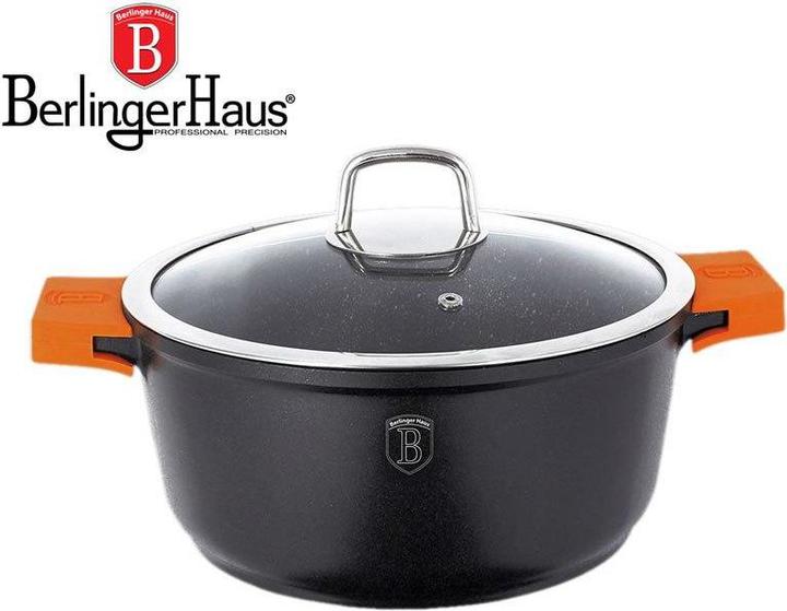 Produktbild BerlingerHaus Pot GRANIT DIAMOND 20cm 2,4l BH-1094 (Kochtopf, Aluminium, 20 x 9 cm)