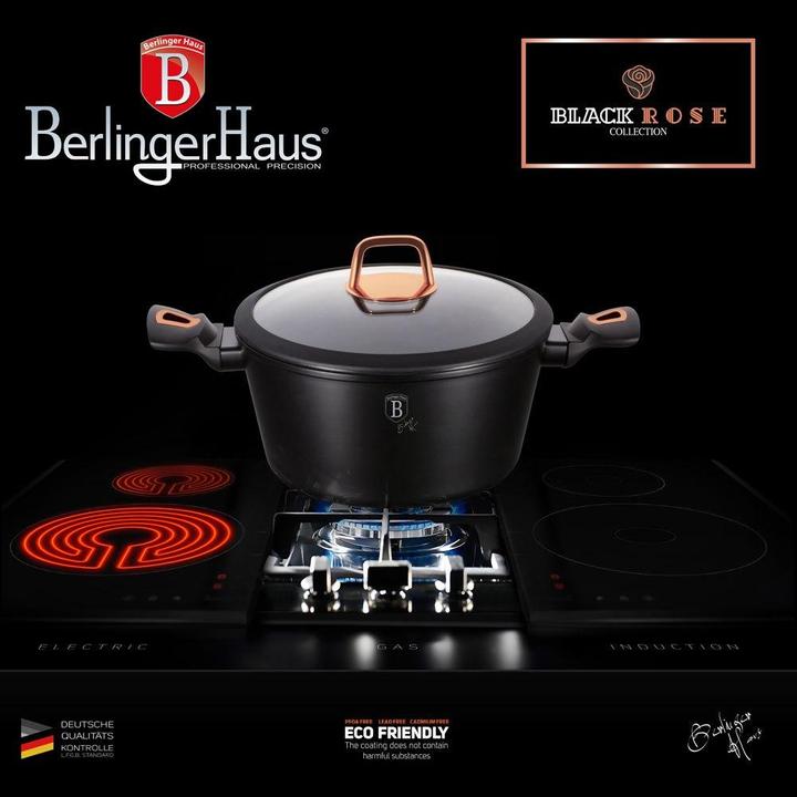 Produktbild BerlingerHaus GRANITE POT 20cm Black ROSE BH-1641 (20 cm)
